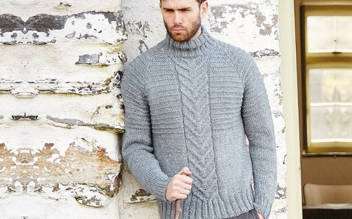 мужской свитер спицами - Самое интересное в блогах